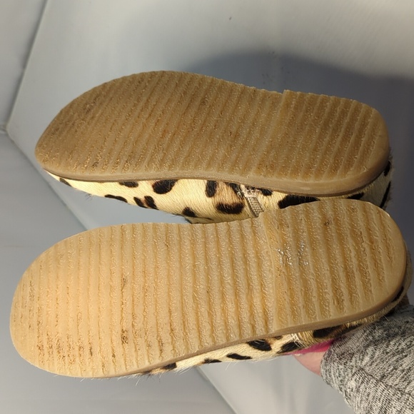 Mini Boden Calf Hair Cheetah Print Booties Size 38 - Picture 9 of 13